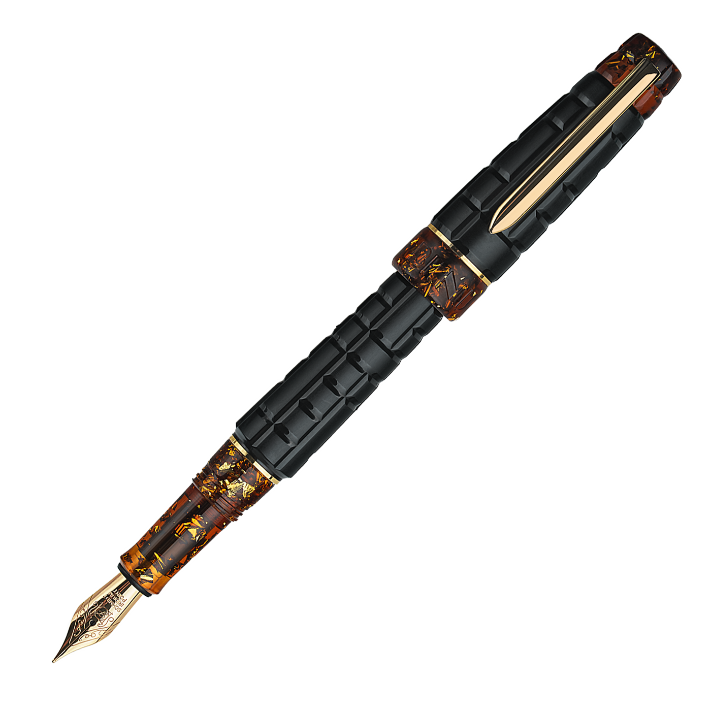BENU Tessera Fountain pen - Black Amber