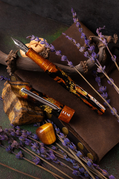 BENU Talisman Fountain pen - Tiger's eye