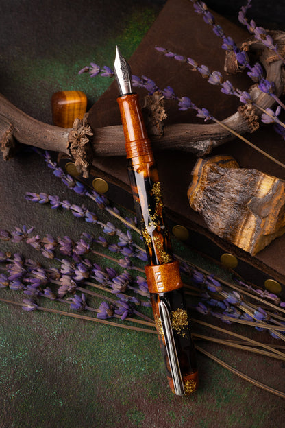 BENU Talisman Fountain pen - Tiger's eye