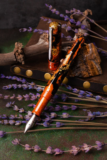 BENU Talisman Fountain pen - Tiger's eye