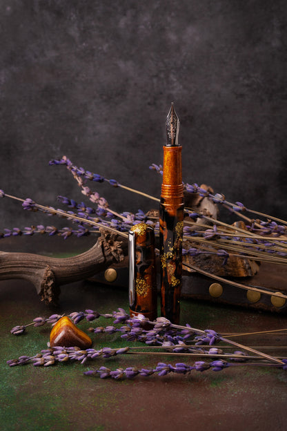 BENU Talisman Fountain pen - Tiger's eye