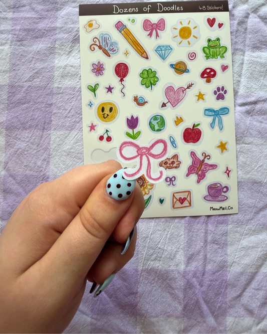 Sticker Sheet - Dozens of Doodles