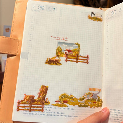 Sticker Sheet - Rainy Cottage