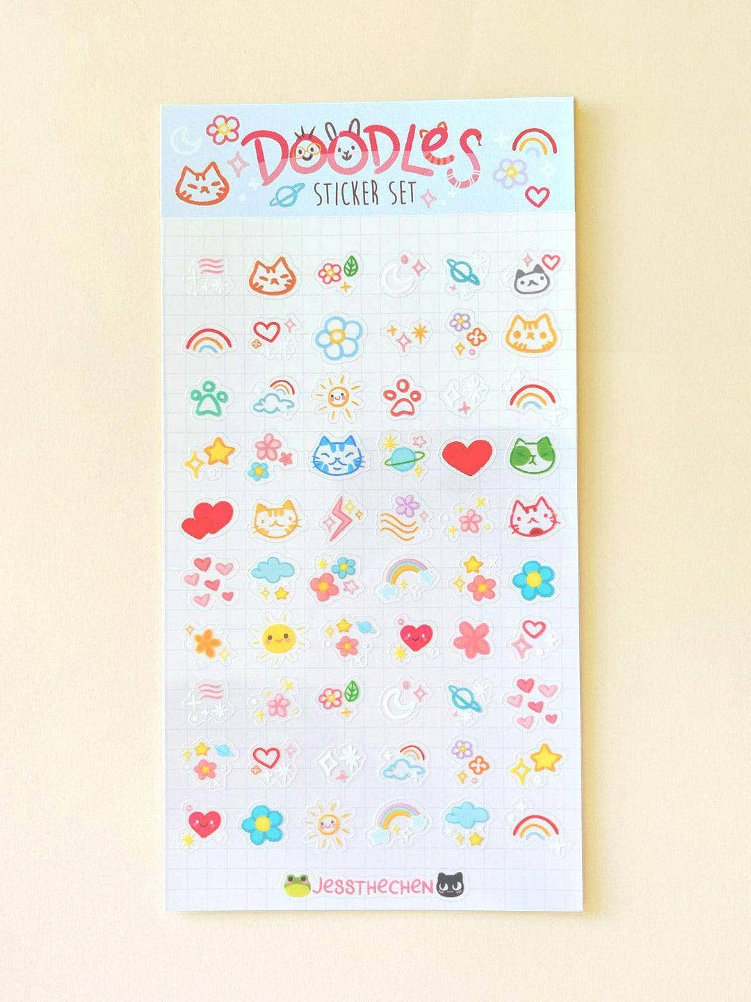 Vinyl Sticker Sheet - Doodles