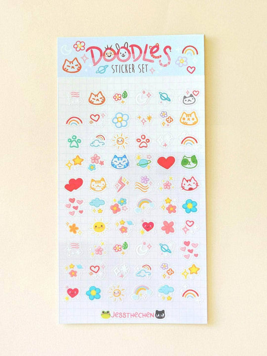Vinyl Sticker Sheet - Doodles