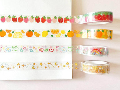 Clear Sticky Tape - Doodles