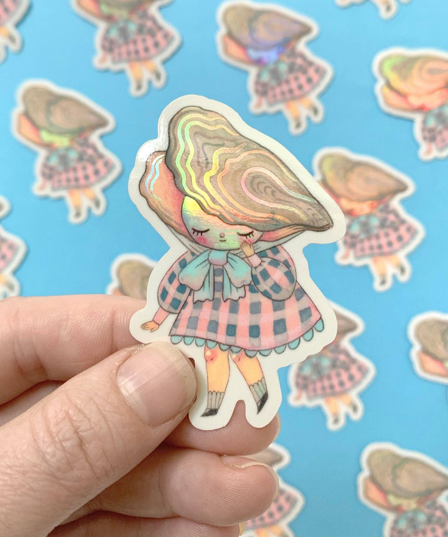 Holographic Vinyl Sticker - Pearl