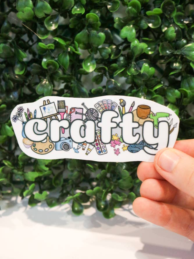 Vinyl Sticker - Crafty