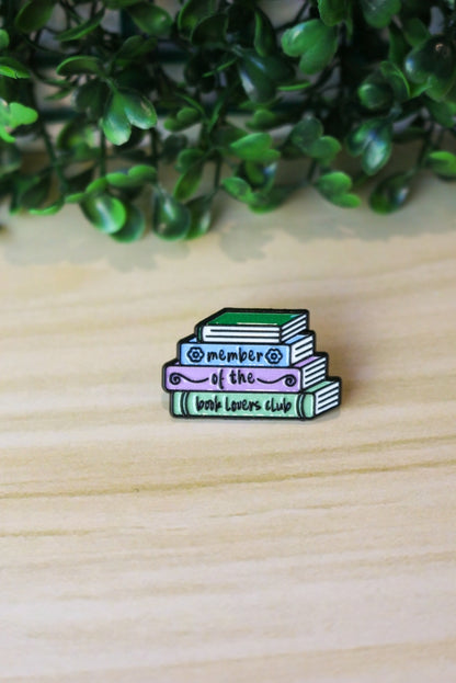 Enamel Pin - Member of the Book Lover's Club