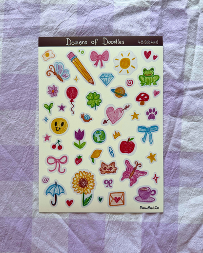 Sticker Sheet - Dozens of Doodles