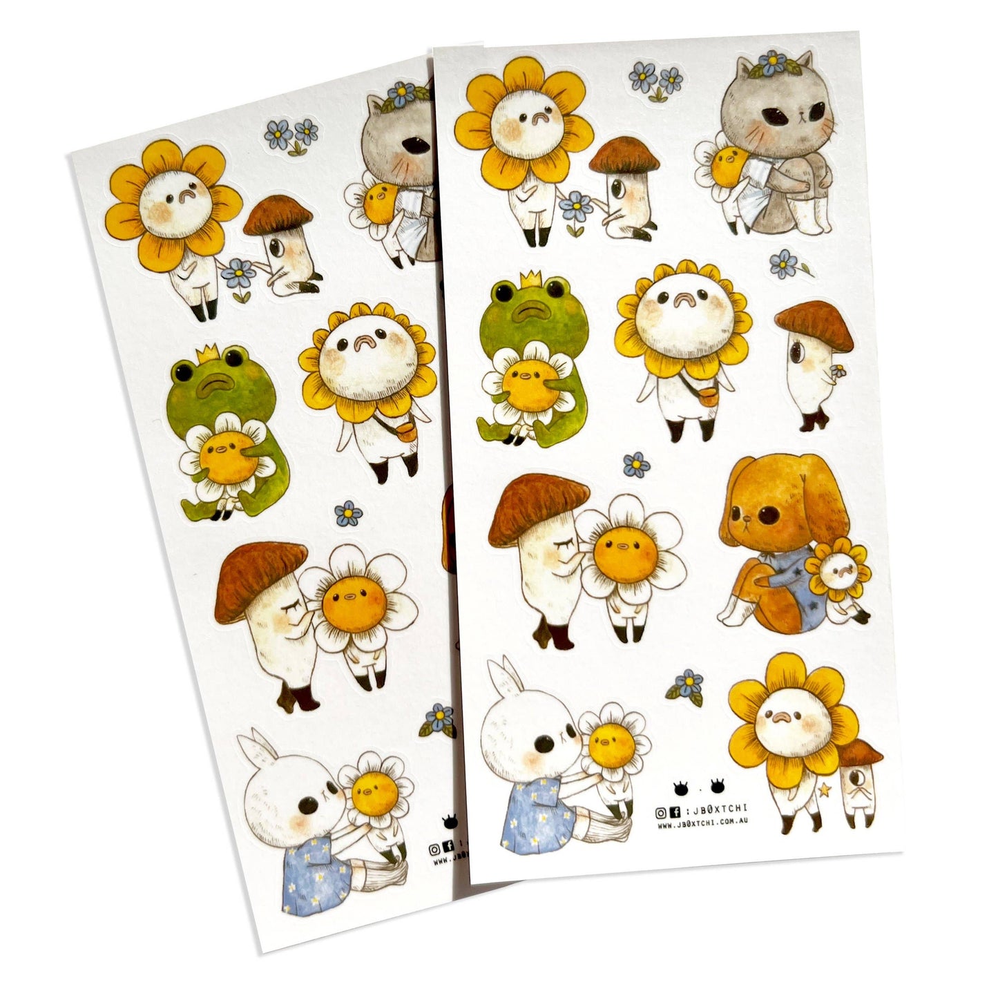 Sticker Sheet - Flower Friends