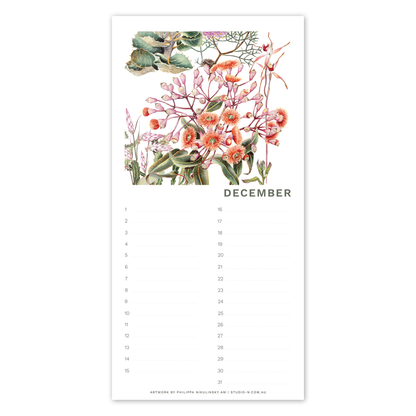 Perpetual Calendar - Australian Wildflowers