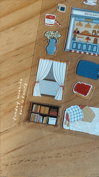 Sticker Sheet - Lazy Sunday Morning