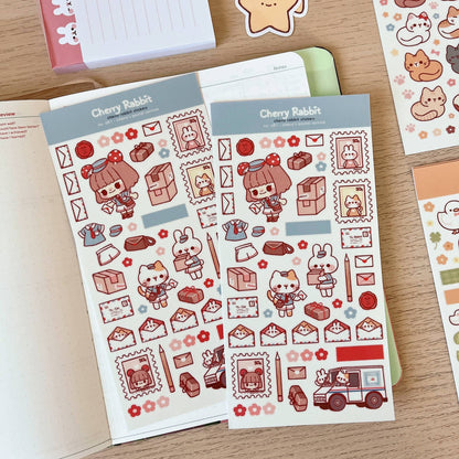 Sticker Sheet - Cherry's Postal Service