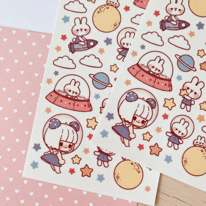 Sticker Sheet - Space Adventure