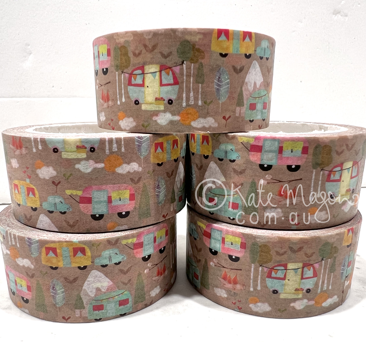 Washi Tape - Caravans