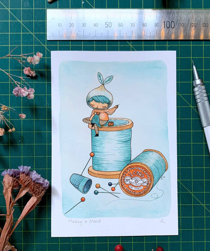 Mini Print - Making a Mend