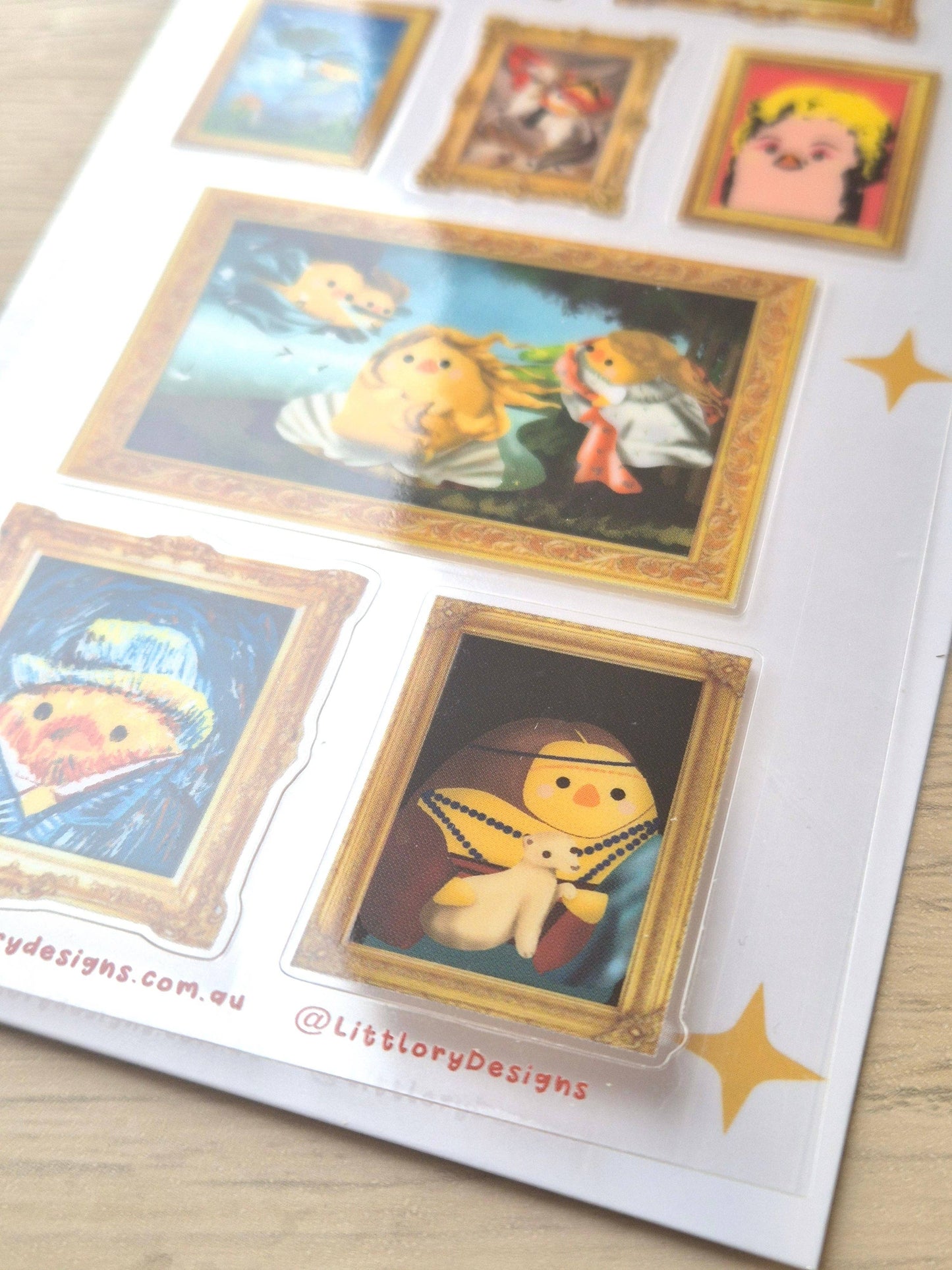 Sticker Sheet - Art Gallery II