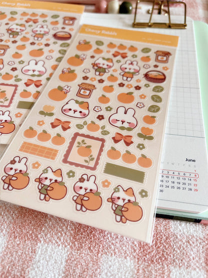 Sticker Sheet - Sweet Orange