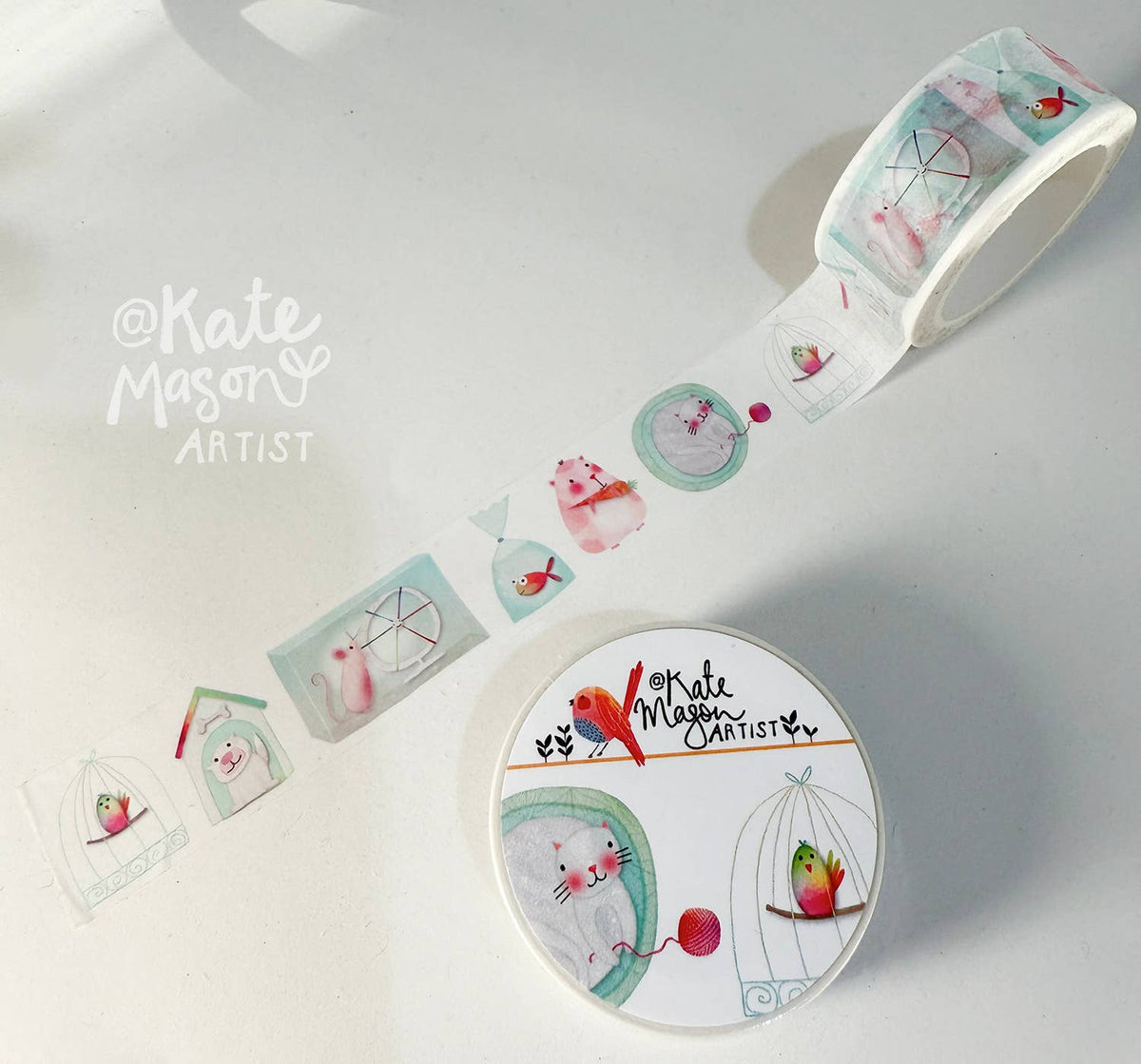 Washi Tape - Tiny Pets Pattern