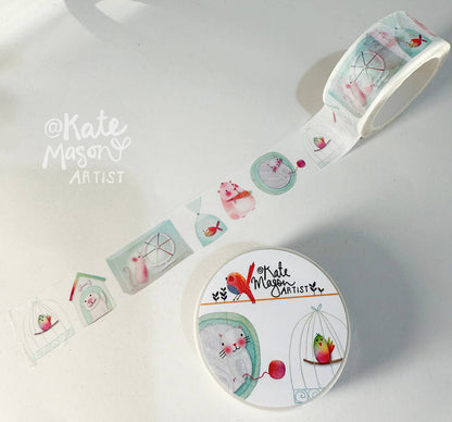 Washi Tape - Tiny Pets Pattern