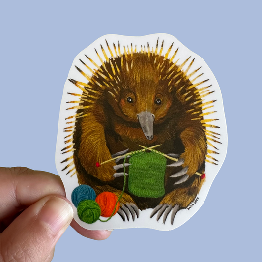 Vinyl Sticker - Knitting Needles