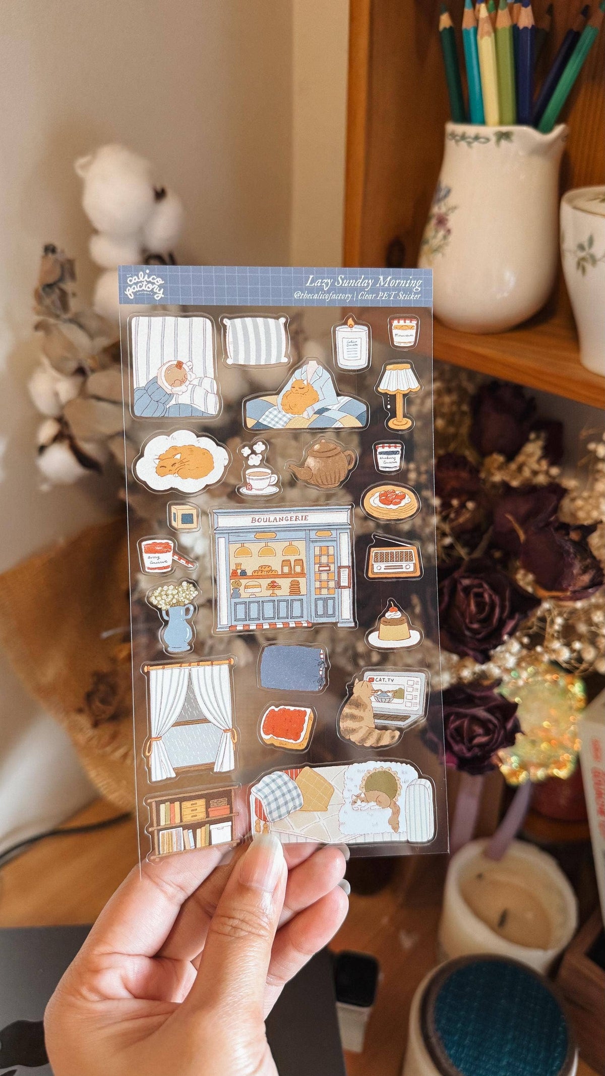 Sticker Sheet - Lazy Sunday Morning