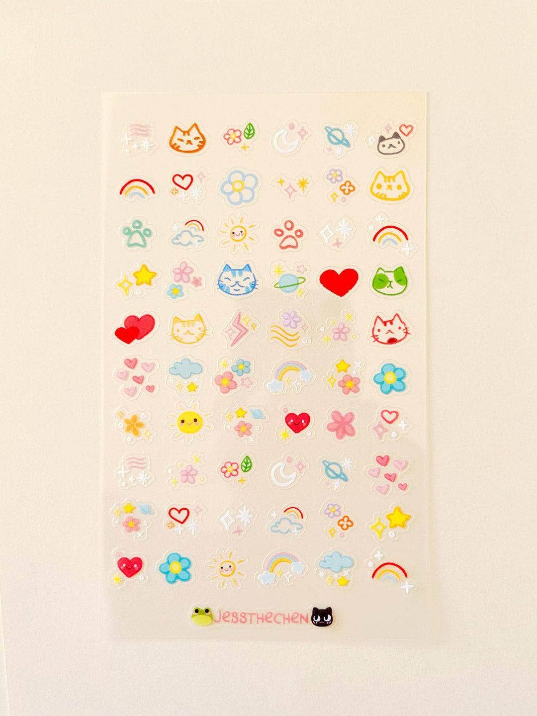 Vinyl Sticker Sheet - Doodles