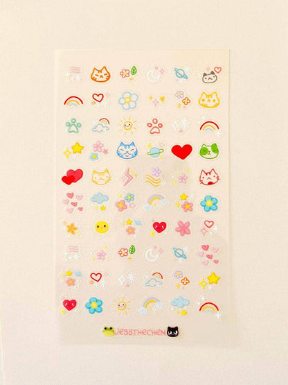 Vinyl Sticker Sheet - Doodles