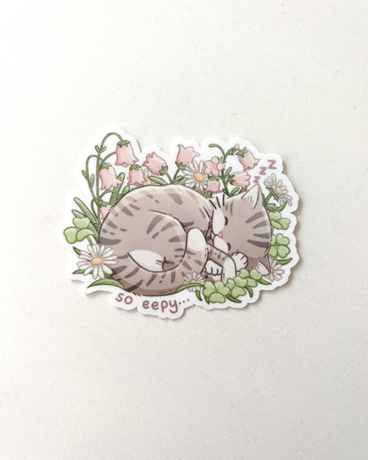 Vinyl Sticker - Eepy Kitty