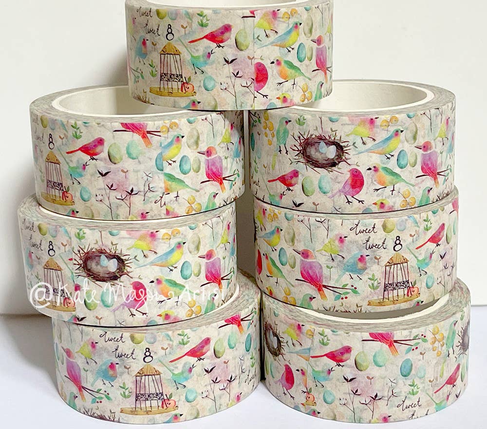 Washi Tape - Birdy Tweet Nest