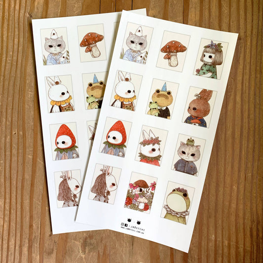 Sticker Sheet - Stamp Friends I