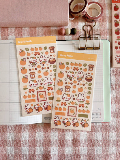Sticker Sheet - Sweet Orange