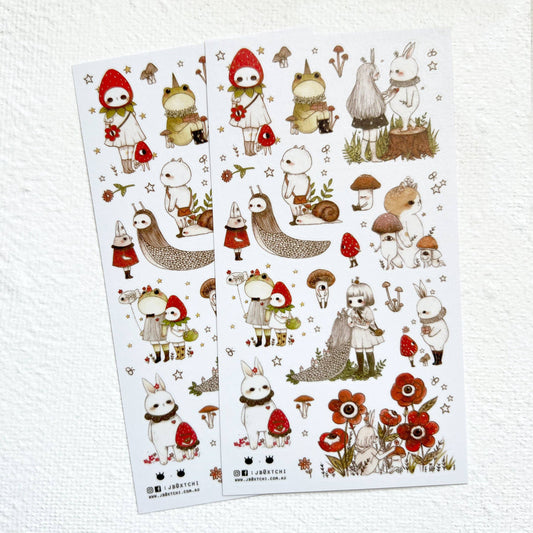 Sticker Sheet - Woodland I