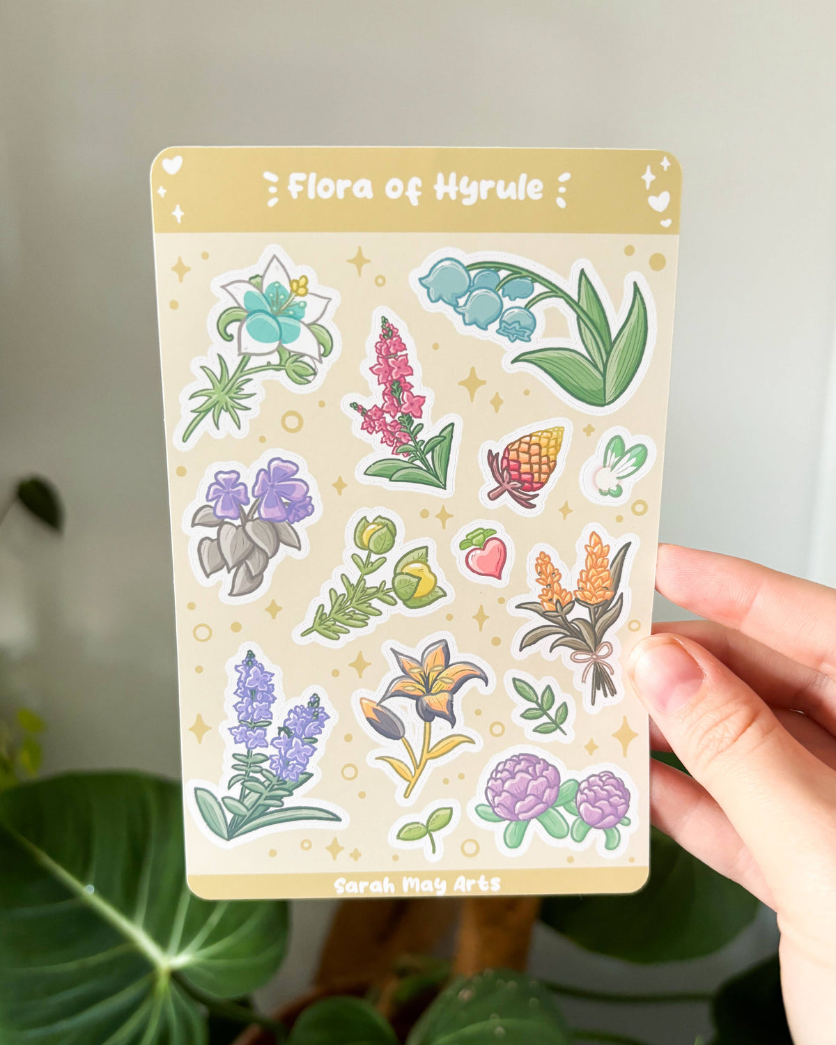 Vinyl Sticker Sheet - Flora of Hyrule
