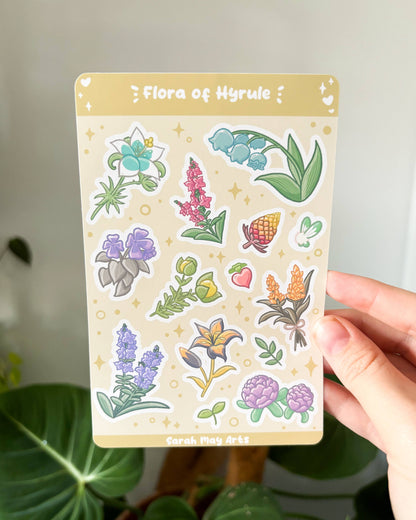 Vinyl Sticker Sheet - Flora of Hyrule