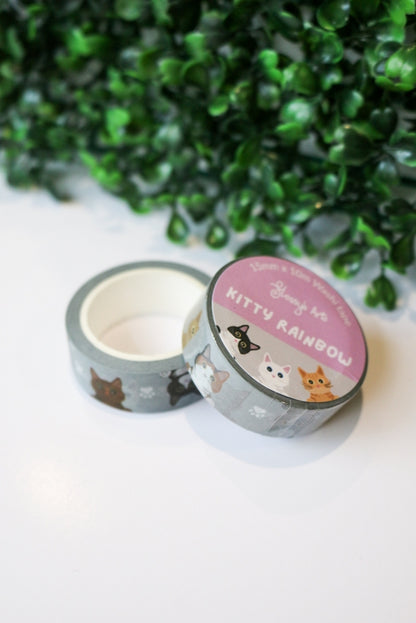 Washi Tape - Kitty Rainbow