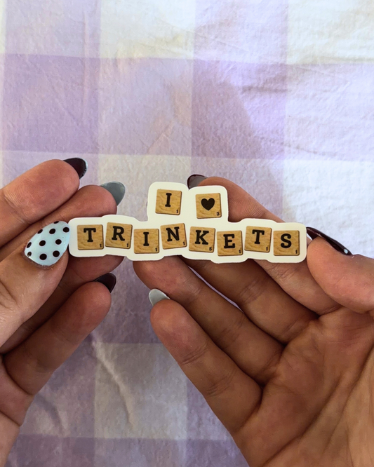 Vinyl Sticker - I Heart Trinkets