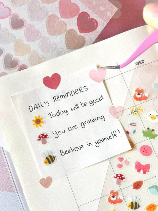 Vinyl Sticker Sheet - Cottagecore