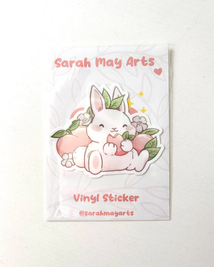 Vinyl Sticker - Peachy Bunny