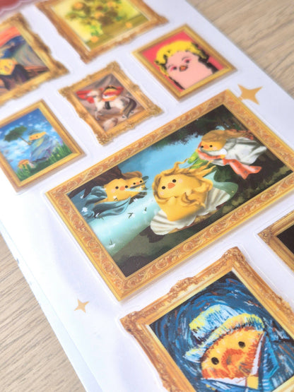 Sticker Sheet - Art Gallery II