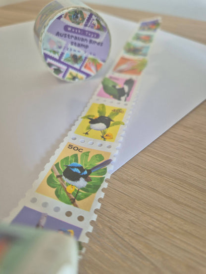 Washi Tape - Australian Birds Stamp