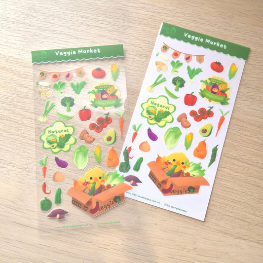 Sticker Sheet - Veggie Market