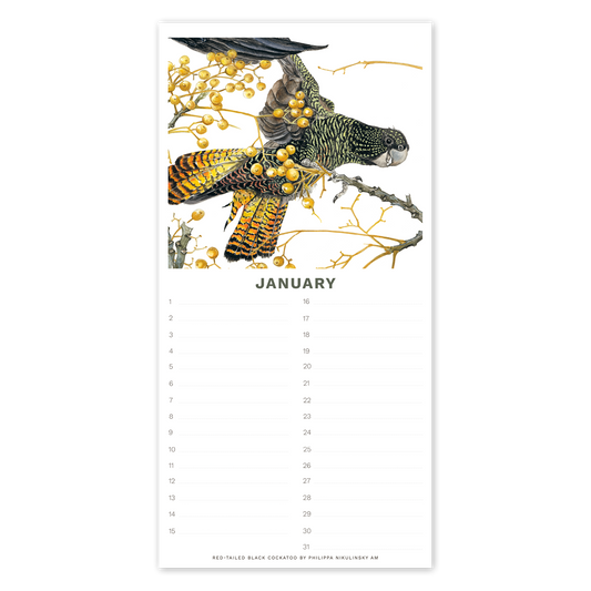 Perpetual Calendar - Australian Birds