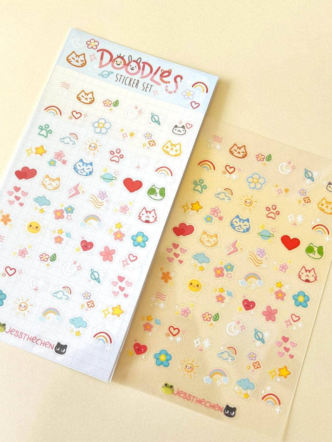 Vinyl Sticker Sheet - Doodles