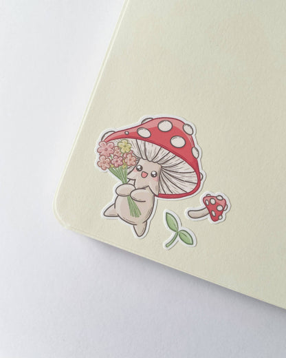 Vinyl Sticker Sheet - Mushroom Cuties