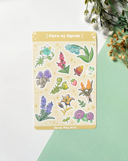 Vinyl Sticker Sheet - Flora of Hyrule