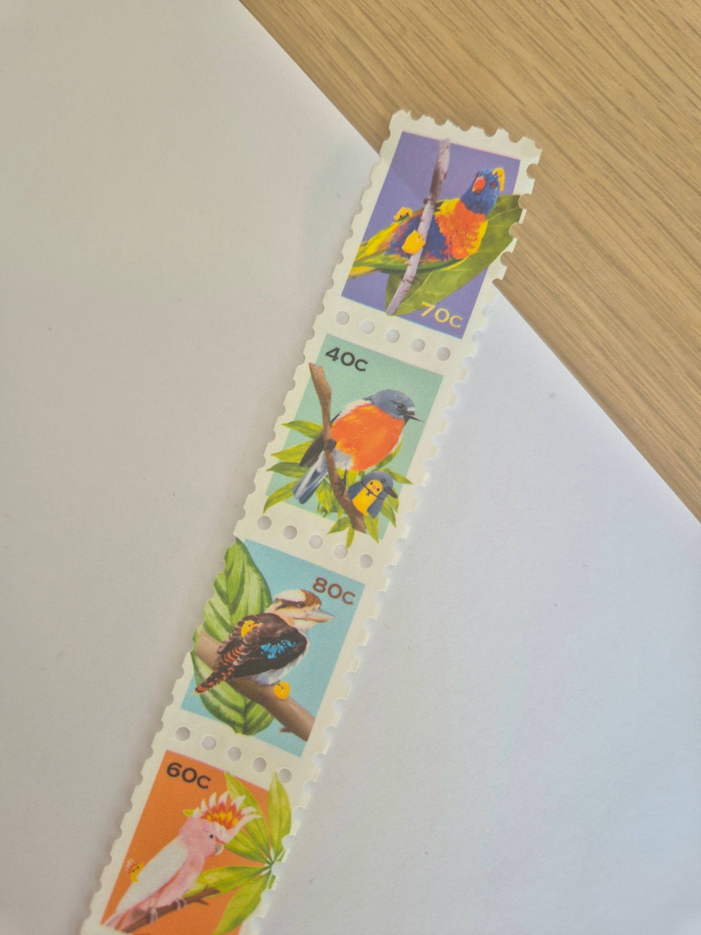 Washi Tape - Australian Birds Stamp