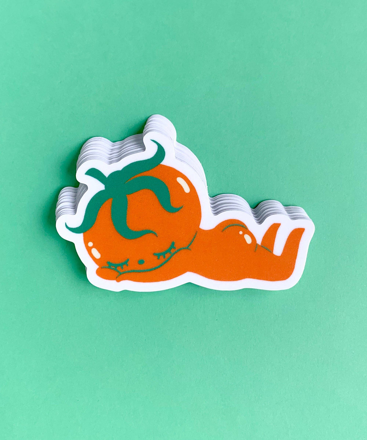 Vinyl Sticker - Sleepy Tomato