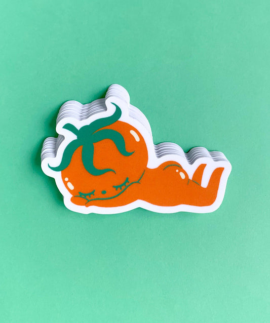 Vinyl Sticker - Sleepy Tomato